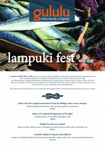 Lampuki Menu 