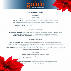 Group Christmas Menus